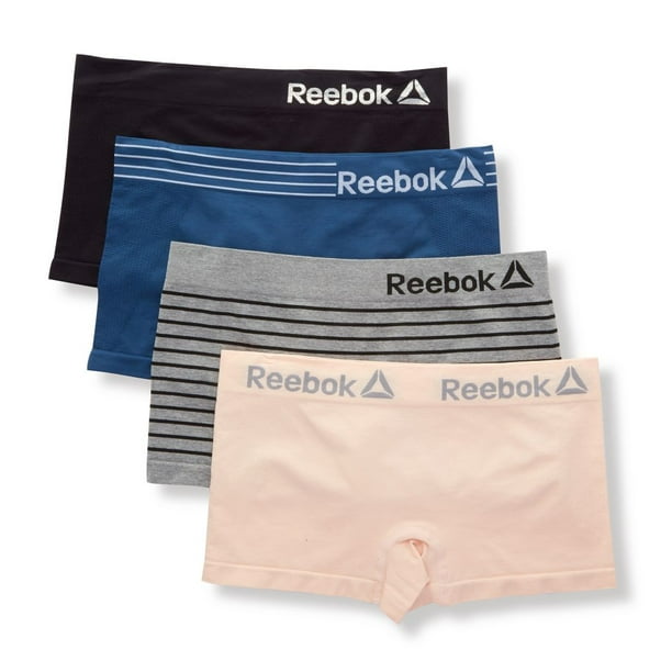 Reebok - Reebok Women's Seamless Boyshort Panties, 4-Pack - Walmart.com ...