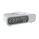 thumbnail image 1 of Cargador inalámbrico, estación de carga de escritorio, reloj despertador digital de inducción multifuncional de 15 W, luz nocturna LED múltiple, para, 1 of 8