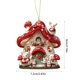 thumbnail image 3 of Decoraciones de Pascua, adornos de Pascua, regalos de Pascua, casa de conejo de Pascua, colgante pequeño de acrílico 2D para el interior del coche, mochila, decoración colgante, decoraciones de Pascua, 3 of 6