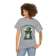 thumbnail image 3 of Feeling Lucky Frog Patrick Shirt, Shamrock Shirt, Retro Lucky ID-0216-S1NF, 3 of 10