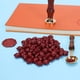 thumbnail image 4 of Sello De Lacre 100 piezas de cera de pintura de sello de estrella de cinco puntas cera de sellado de tarjeta (rojo oscuro Wdftyju Libre de BPA, 4 of 8