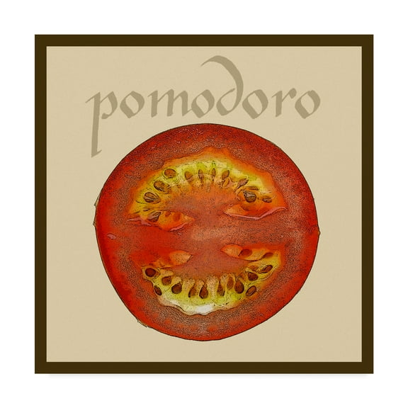 Trademark Fine Art 'Italian Vegetable II' Canvas Art by Vision Studio