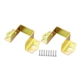 thumbnail image 4 of 2 soportes para barandillas de cama, soportes para marcos de cama con 8 tornillos, fácil instalación, accesorios premium en forma de U, y herrajes. Oro, 4 of 8