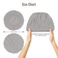 thumbnail image 5 of Fuzoiu Gary Print Adult’s Satin Sleeping Cap,Satin Bonnet,Silk Bonnet,Hair Bonnet for Sleeping,Hair Bonnets for Women Curly Natural Hair, 5 of 6