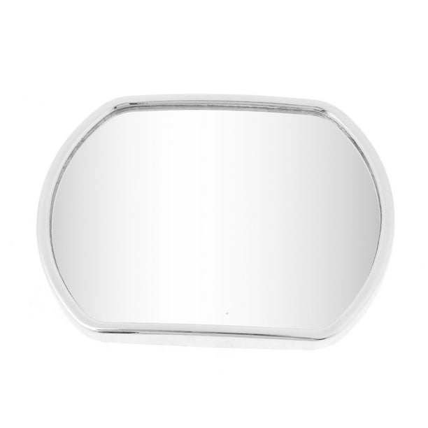 Coche Convexo Espejo Retrovisor de Ángulo Muerto Cromado 14cm 10,5cm