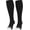 Black, variant on Exxact Sports Over the Calf Baseball Socks - Athletic Tube Socks for Football, Softball, Hockey, Youth & Adult Sizes (Black, Small)