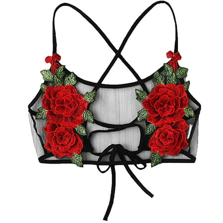 

NECHOLOGY Womens Sexy Lingerie Corsets & Bustiers Rose Pajamas Llingerie Sexy Bra Underwear Lace Ladies Garter Belts Black Medium