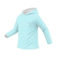 thumbnail image 4 of WPPGONE Toddler Boys UV Performance Shirt Hooded Long Sleeve Thumbhole Sun Hoodie Classic Striped Print Lightweight Breathable Active Rash Guard Fishing Camping Outdoor Wear Top Clothes, 4 of 6