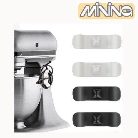 4 Pack Cord Organizer for Kitchen Appliances, Cord Keeper for Appliances Cable Wrap Organizer Stick on Kitchen Cord Holder Cable Organizer for Mixer Coffee Maker Air Fryer