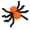 A, variant on Halloween Spiders Hair Clip Punk Simulation Spiders Clip Sidepin Halloween Costume Hair Barrettes Festival Side Clip