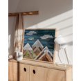 thumbnail image 4 of Haus and Hues Mountain Wall Art - Mountain Posters for Walls, Rustic Paintings for Living Room, Wood Pictures for Living Room Rustic Landscape Rustic Wood Scenery Art Print Individual (Unframed 24x36), 4 of 6