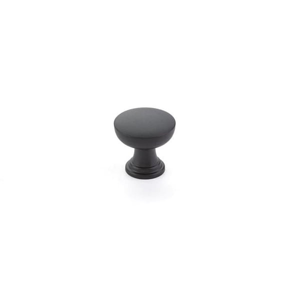 1.25 in. Overland Cabinet Knob, Flat Black