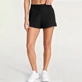 thumbnail image 6 of Running Shorts for Women Ihhxva High Waisted Elastic Waist Stretch Yoga Solid Color Adjustable Gym with Pockets Athletic Workout S-3XL, 6 of 9