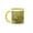 Yellow/White, variant on 3drose, Red Fox Playing at Den Near Saratoga, Wyoming, Usa - Us51 Hga0049 - Howie Garber, 11oz Two-tone Green Mug