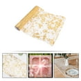 thumbnail image 4 of 1 Rouleau Chemin de Table Doré pour Décorations de Mariage en Maille Polyester, 4 of 9