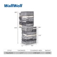 thumbnail image 4 of WallWell Fogstone Faux Stone Corner Pieces - 24.6" High (Overlapped) x 16.5" Combined Return - Waterproof High-Density Polyurethane Siding Accessory - 1 Pair (2 Pieces), 4 of 4