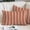 Burnt Orange, variant on Dark Brown Striped Body Pillow Cover, Pillowcase Protectors with Zipper, Breathable Decorative Throw Pillow Case Cover, Retro Rustic Minimalist Lines Fall Pillow Shams for Couch Sofa 20x54Inch