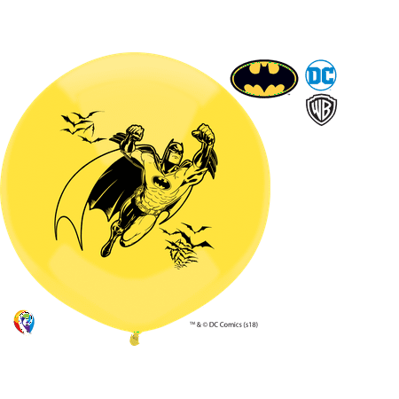 Party Supplies - Pioneer Latex Balloon DC Comics - Batman 3 ct. 17" 57729