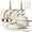 26 pcs white, variant on Carote 21 Pcs Nonstick Cookware Set, Pots and Pans Set with Detachable Handles, Oven/Dishwasher Safe, Stackable Kitchen Cooking Set, White Granite.