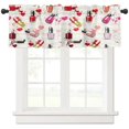 thumbnail image 3 of Cosmetic Nail Polish Female Cartoon Curtains For Living Room Bedroom Window Treatment Home Decoration Drapes Kitchen Curtain, 3 of 6