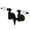 Oil Rubbed Bronze, variant on Kingston Brass AE33T2 Aqua Vintage 3-3/8 Inch Wall Mount Tub Faucet, Polished Brass