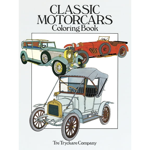 Pre-Owned Classic Motorcars Coloring Book (Paperback) 0486251381 9780486251387