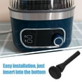 thumbnail image 3 of CRILSTYLEO 8Pcs Black Silicone Feet for Home Rice Cooker Slow Cooker with Easy Installation and Stability, 3 of 8