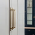 thumbnail image 7 of Goo-Ki 5'' Hole Center Champagne Bronze Cabinet Pulls with Backplate, Vintage Drawer Handles Closet Classic Retro Kitchen Hardware for Bedroom, 2 Pack, 7 of 7