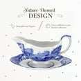 thumbnail image 3 of Spode Blue Italian Sauce Boat and Stand, 9 oz - Blue White, 3 of 7