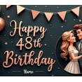 thumbnail image 4 of Decorative Design Happy Birthday Banner Balloon Decoration Celebration Banner for Birthday Party Indoor Decoration Photo Shoot, 4 of 8