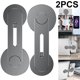 thumbnail image 1 of 2Pcs Car Magnetic Laptop Screen Side Phone Holder for MacBook/iPhone 14 13 (Grey), 1 of 7