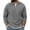 Gray, variant on Men's Waffle Long Sleeve Shirts 2 in 1 V Neck Thermal Undershirt Base Layer Tops Winter Knit Pullover Sweaters