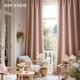 thumbnail image 4 of Cortinas Joydeco Velvet con aislamiento térmico 132 x 229 cm, color rosa, 4 of 7