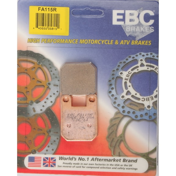 EBC Brakes FA115R; Brake Pads