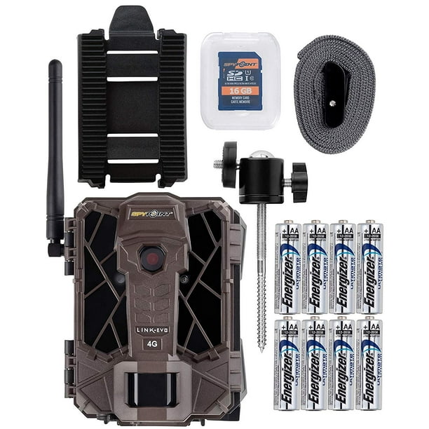 Spypoint LinkEvoV Cellular Trail Camera with Batteries, SD Card, and