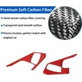 thumbnail image 3 of TINKI Soft Carbon Fiber Steering Wheel Button Cover Sticker Fit for Chevrolet Corvette C8 2020-2023, Car Steering Wheel Panel Protection Frame Molding Sticker Trim, 3 of 14