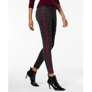 Hue Menswear Plaid Tuxedo Leggings (XL, multi/ Black)