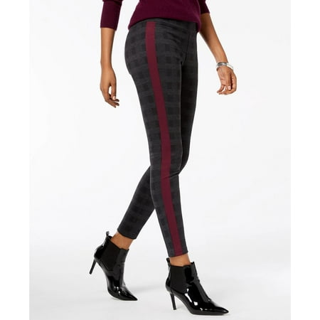 Hue Menswear Plaid Tuxedo Leggings (XL, multi/ Black)