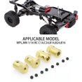 thumbnail image 3 of Baohd Adaptateur de Montage Hexagonal en Laiton pour Roue Rc 1/16 WPL C14 C24 B14 B24 B16, 3 of 6