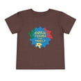thumbnail image 2 of Bella+Canvas Toddler Born To Run The World Short Sleeve Tee, 2 of 3