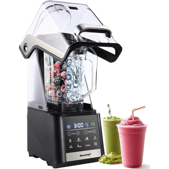 1500W Vacuum Blender with Tritan Pitcher, Quiet Operation, Multi-Speed & Preset Programs, Countertop Blender