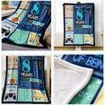 thumbnail image 5 of 8 Year Old Boys Gifts Ideas - Blue Birthday Throw Blanket for Boys 8th Birthday Gifts for Boys Kids Blankets for Boys Birthday Gifts for Boys Toddler Blanket Flannel Blanket for Kids, 40" x 50", 5 of 6