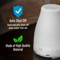 thumbnail image 4 of HealthSmart Essential Oil Diffuser, Cool Mist Humidifier and Aromatherapy Diffuser with 150ML Tank Ideal for Small Rooms, Adjustable Timer and Mist Mode, White, 4 of 7
