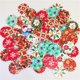 thumbnail image 1 of 50 Uds Botones de Madera Navidad JAMW Adornos Costura, 1 of 5