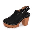 thumbnail image 5 of Rvasteizo Women Bohemian Shoes Solid Thick Sole Ethnic Look Summer Casual Layout, 5 of 5