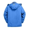 thumbnail image 3 of Zpanxa Winter Jacket for Women and Men Fleece Lined Jacket Women Outdoor Breathable Plush Wearable Thickened Mountain Climbing Suit Trendy Jacket Sky Blue XXL, 3 of 3