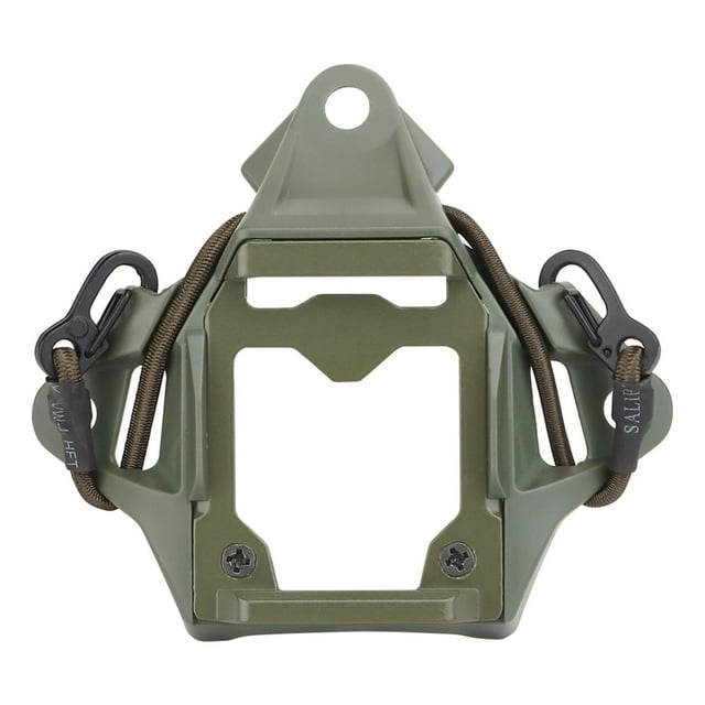 Almencla Adaptateur de Base de Montage de Casque Léger Accessoires de Chasse en Vert