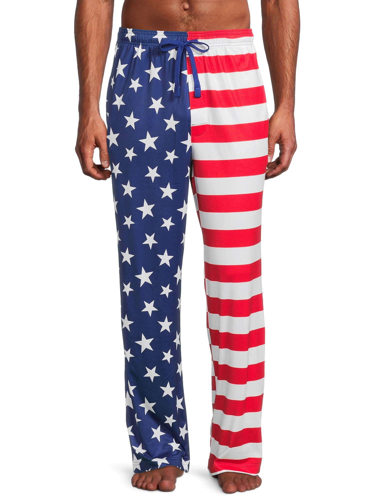 Stripes Split Leg Pajama Lounge Pant 