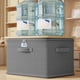 thumbnail image 4 of Xihbxyly Caja de Almacenamiento con Cerradura, Organizador de Gran Capacidad, Asas Reforzadas y Cremallera, Diseño Plegable, Protección Contra La Humedad, Ideal para Uso Doméstico y de Viaje, Tamaño, 4 of 6