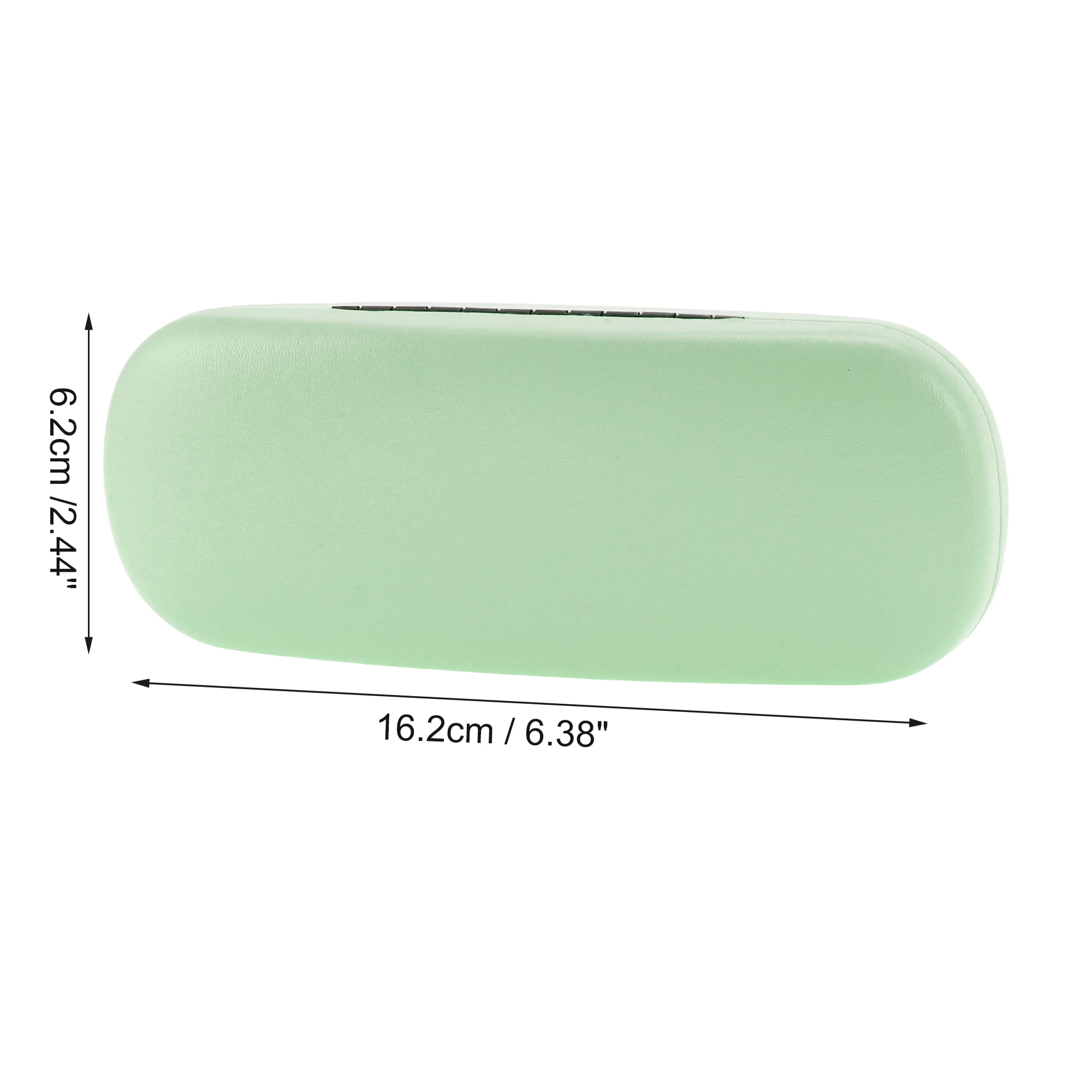Unique Bargains Upscale Eyeglasses Case Storage 6.38"x2.44"x1.46" Green